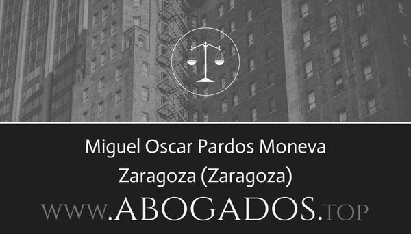 abogado Miguel Oscar Pardos Moneva en Zaragoza