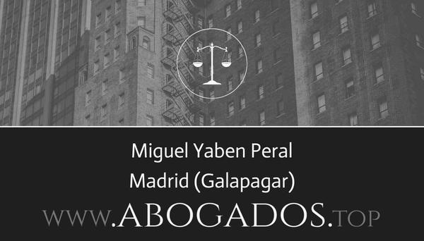 abogado Miguel Yaben Peral en Galapagar