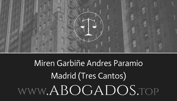 abogado Miren Garbiñe Andres Paramio en Tres Cantos