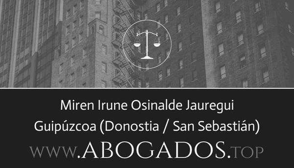 Miren Irune Osinalde Jauregui