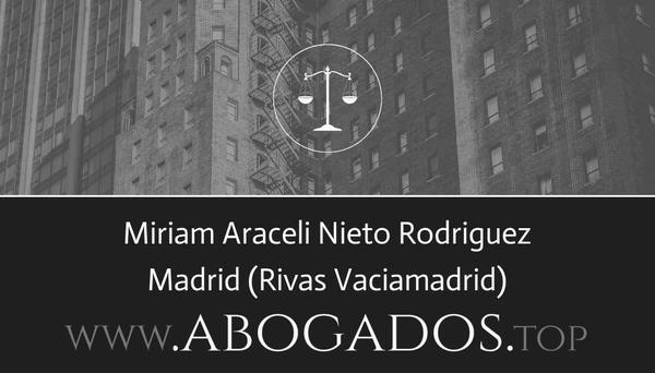 abogado Miriam Araceli Nieto Rodriguez en Rivas Vaciamadrid