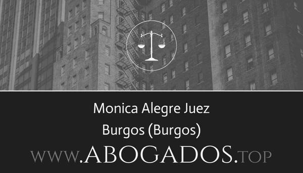 abogado Monica Alegre Juez en Burgos