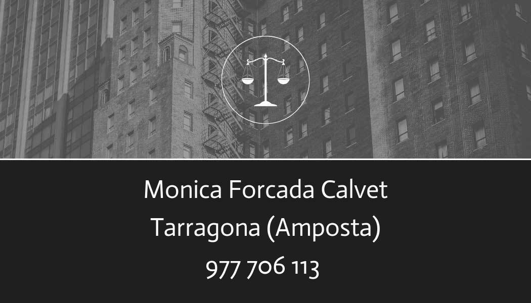 abogado Monica Forcada Calvet en Amposta