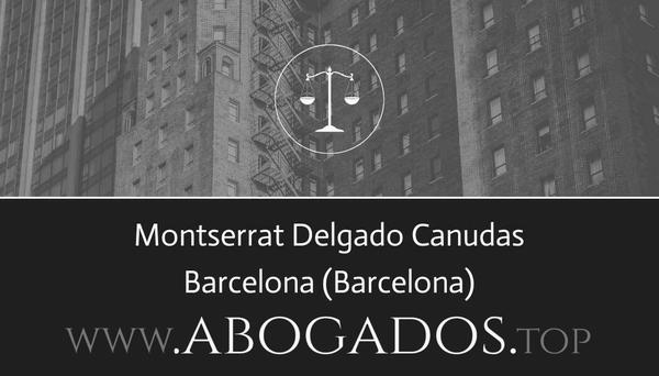 abogado Montserrat Delgado Canudas en Barcelona