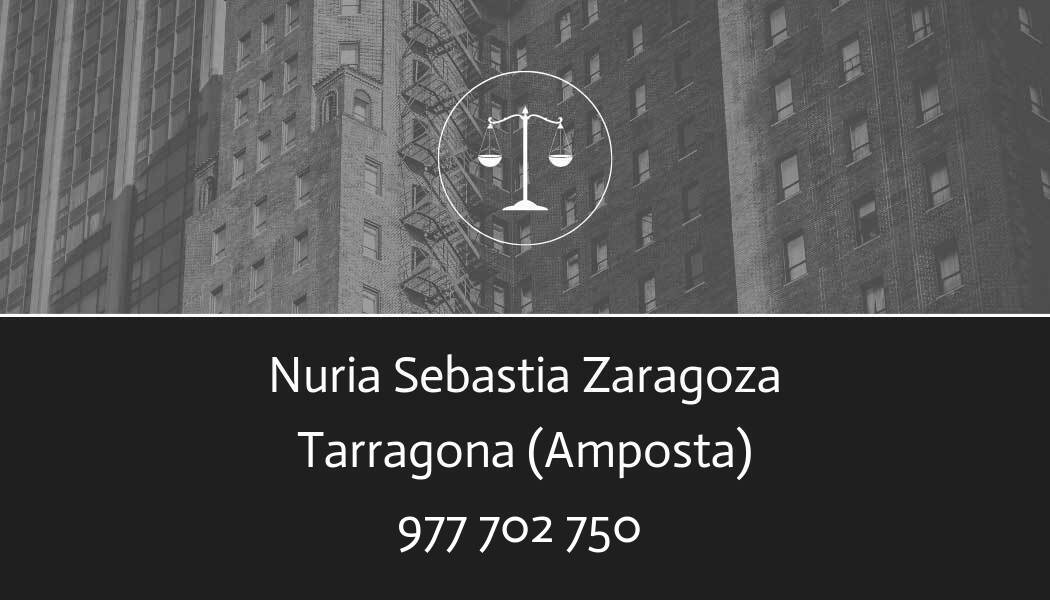 abogado Nuria Sebastia Zaragoza en Amposta