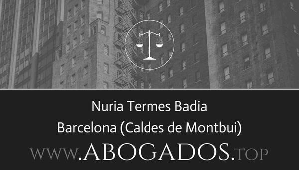 abogado Nuria Termes Badia en Caldes de Montbui