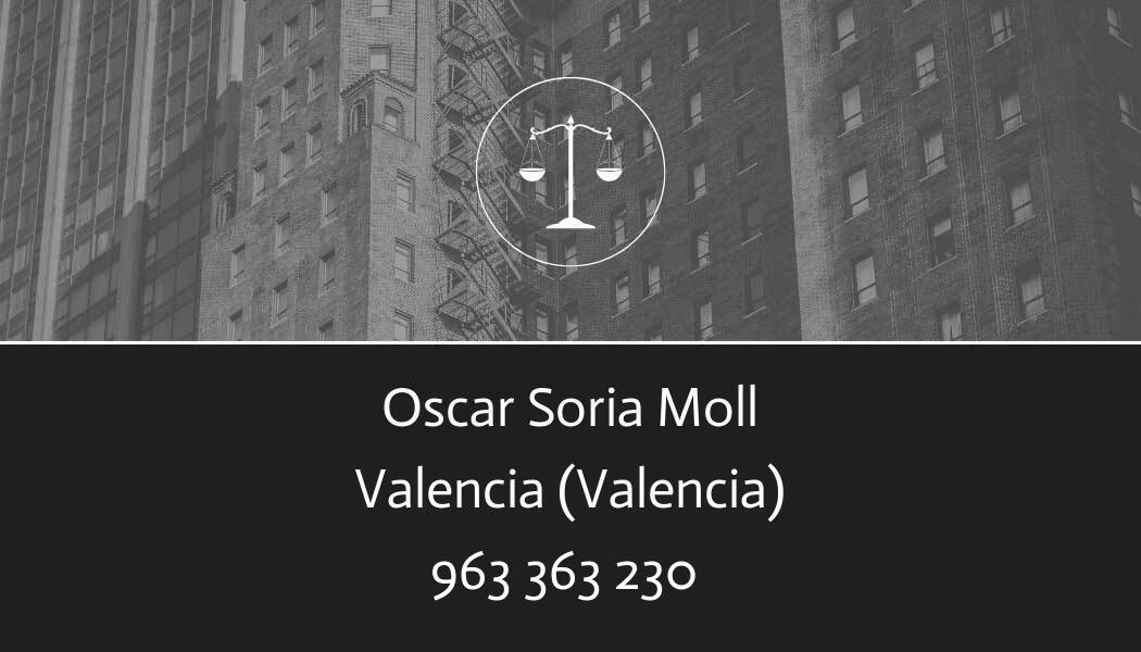 abogado Oscar Soria Moll en Valencia