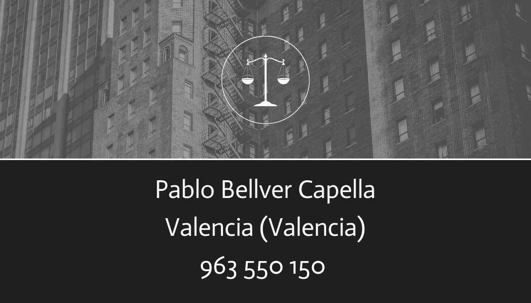 abogado Pablo Bellver Capella en Valencia
