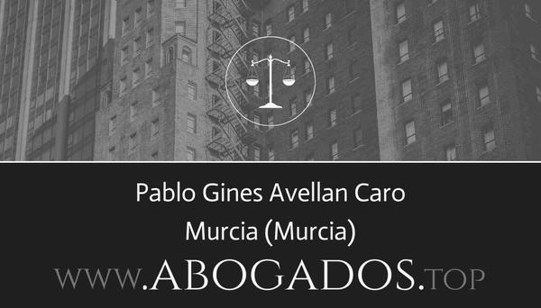 abogado Pablo Gines Avellan Caro en Murcia