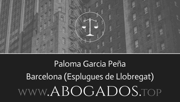 abogado Paloma Garcia Peña en Esplugues de Llobregat