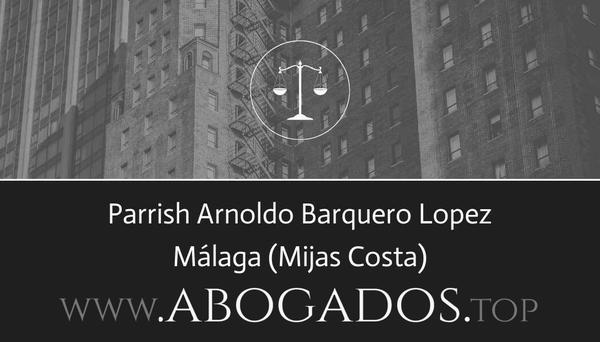 Parrish Arnoldo Barquero Lopez