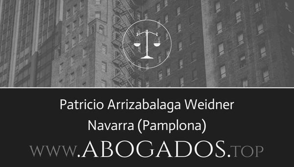 abogado Patricio Arrizabalaga Weidner en Pamplona