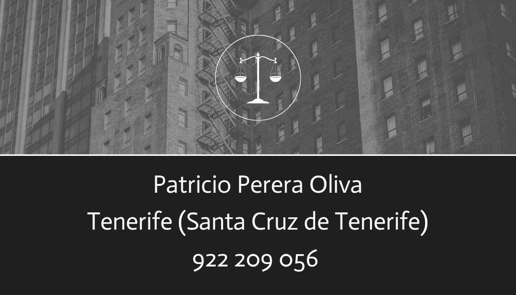 abogado Patricio Perera Oliva en Santa Cruz de Tenerife