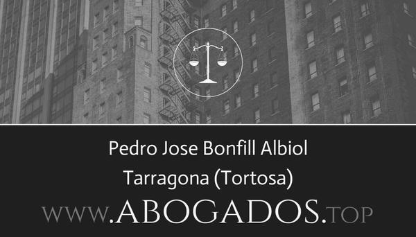 Pedro Jose Bonfill Albiol