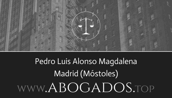 abogado Pedro Luis Alonso Magdalena en Móstoles