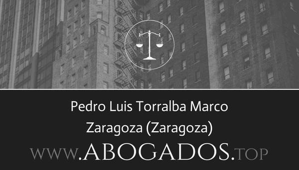 abogado Pedro Luis Torralba Marco en Zaragoza