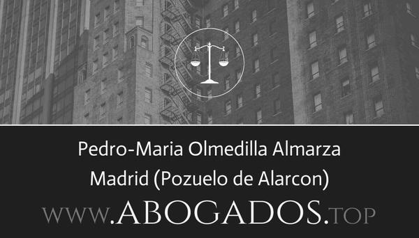 abogado Pedro-Maria Olmedilla Almarza en Pozuelo de Alarcon