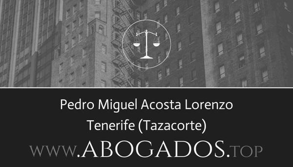 Pedro Miguel Acosta Lorenzo