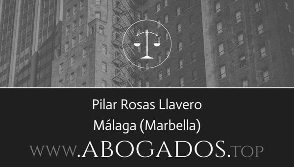 abogado Pilar Rosas Llavero en Marbella