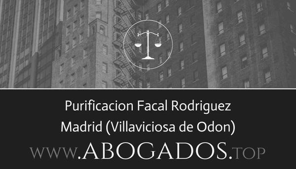 abogado Purificacion Facal Rodriguez en Villaviciosa de Odon