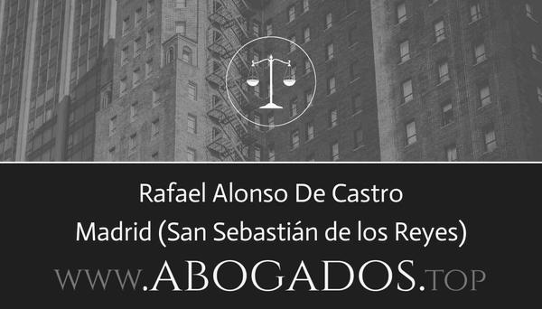 abogado Rafael Alonso De Castro en San Sebastián de los Reyes