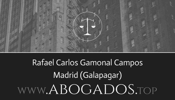 abogado Rafael Carlos Gamonal Campos en Galapagar