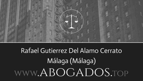 abogado Rafael Gutierrez Del Alamo Cerrato en Málaga