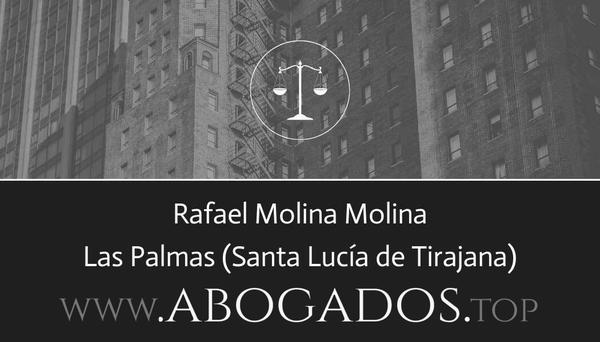 abogado Rafael Molina Molina en Santa Lucía de Tirajana