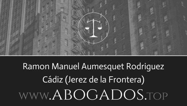 Ramon Manuel Aumesquet Rodriguez