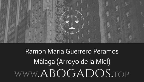 abogado Ramon Maria Guerrero Peramos en Arroyo de la Miel