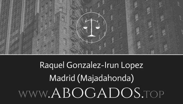 abogado Raquel Gonzalez-Irun Lopez en Majadahonda