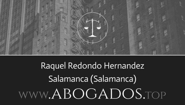 abogado Raquel Redondo Hernandez en Salamanca