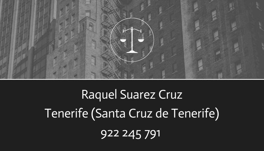 abogado Raquel Suarez Cruz en Santa Cruz de Tenerife