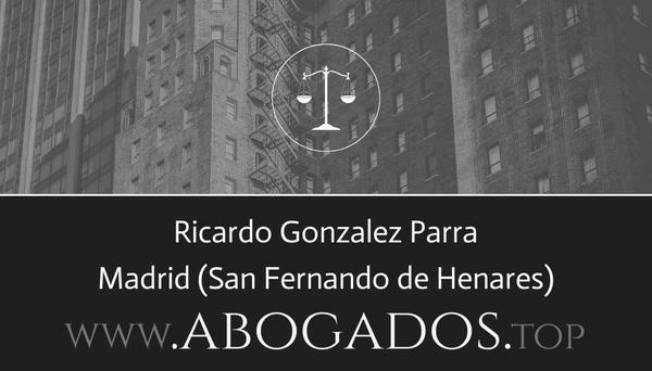 abogado Ricardo Gonzalez Parra en San Fernando de Henares