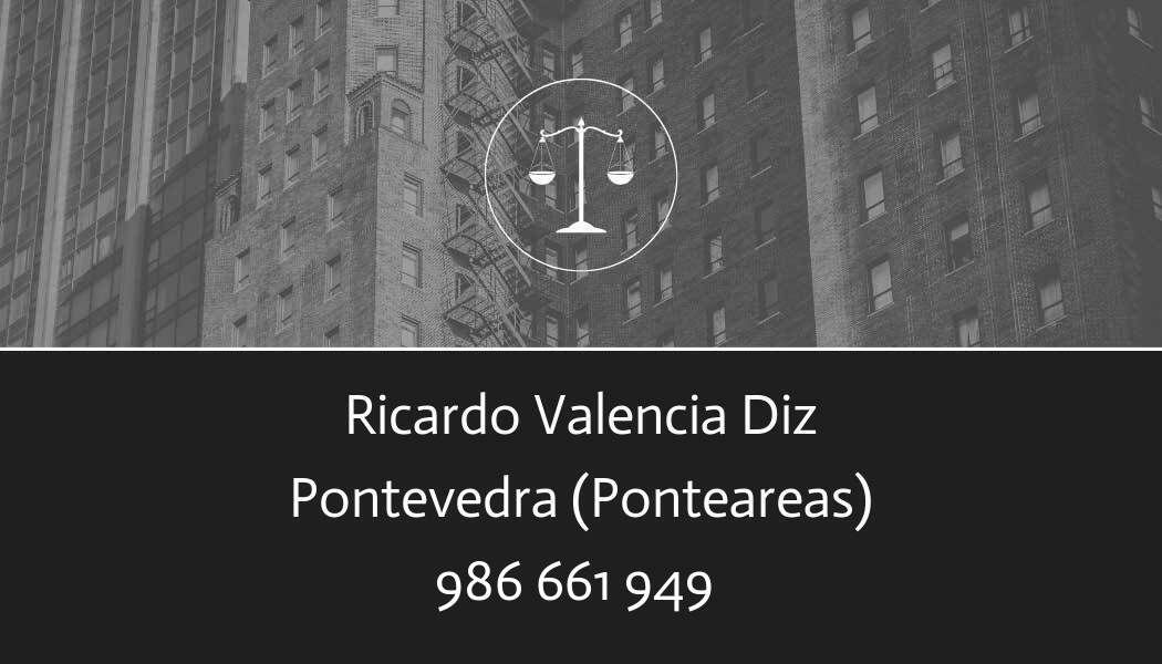 abogado Ricardo Valencia Diz en Ponteareas