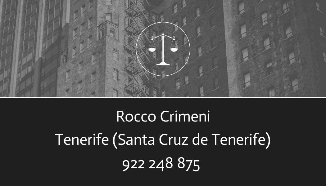 abogado Rocco Crimeni en Santa Cruz de Tenerife