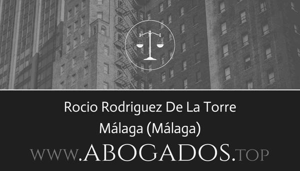 abogado Rocio Rodriguez De La Torre en Málaga