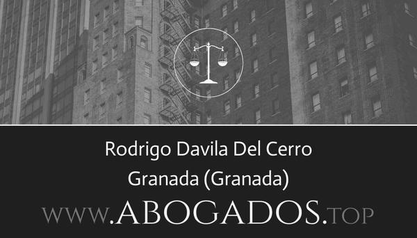 abogado Rodrigo Davila Del Cerro en Granada