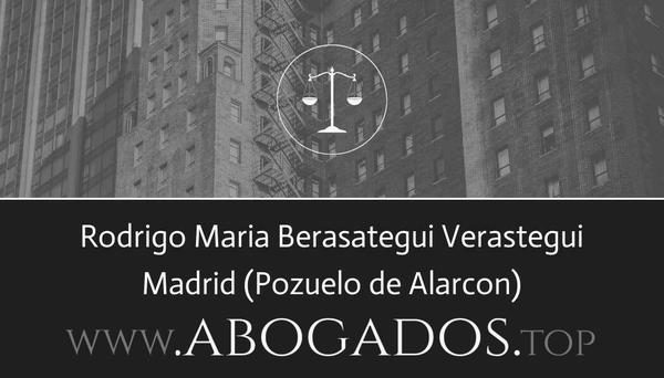 abogado Rodrigo Maria Berasategui Verastegui en Pozuelo de Alarcon