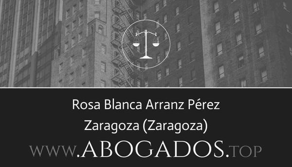 abogado Rosa Blanca Arranz Pérez en Zaragoza