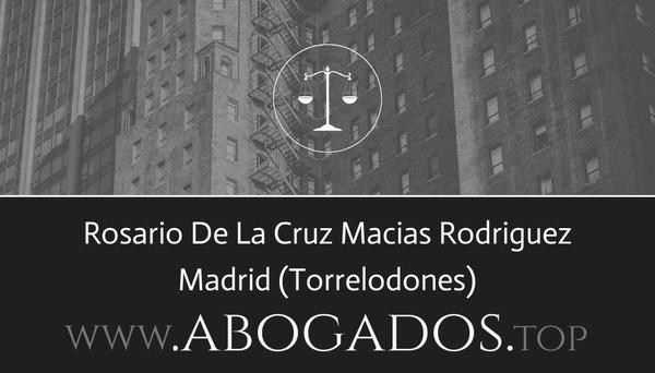 abogado Rosario De La Cruz Macias Rodriguez en Torrelodones