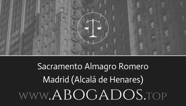 abogado Sacramento Almagro Romero en Alcalá de Henares