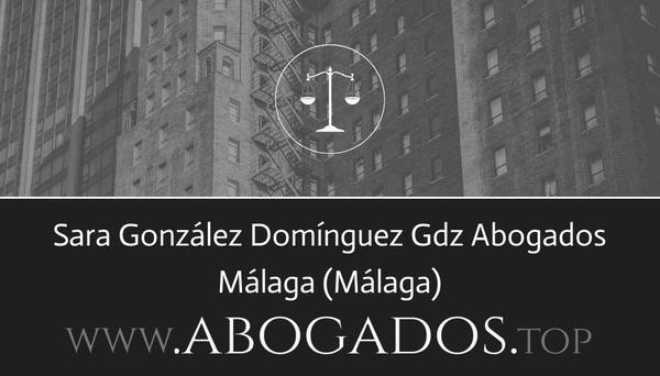 abogado Sara González Domínguez Gdz Abogados en Málaga