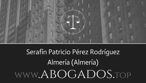 abogado Serafín Patricio Pérez Rodríguez en Almería