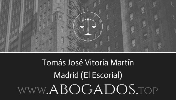 abogado Tomás José Vitoria Martín en El Escorial