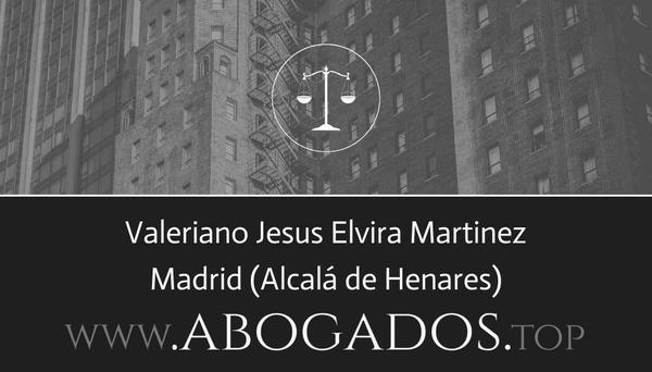 abogado Valeriano Jesus Elvira Martinez en Alcalá de Henares