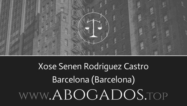 abogado Xose Senen Rodriguez Castro en Barcelona