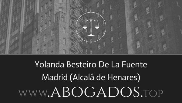 abogado Yolanda Besteiro De La Fuente en Alcalá de Henares